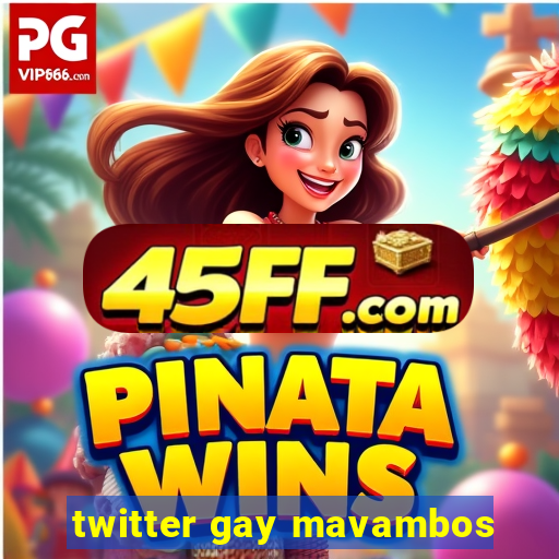 twitter gay mavambos